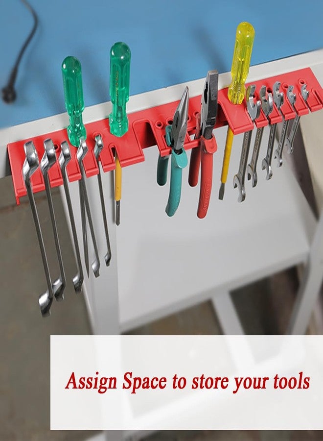 Alkon Tool Tray Tool Holder | Tool Organiser for Workshops | Garage | Factory | Shop | Workstation | DIY, Set of 2, Red - Image 5